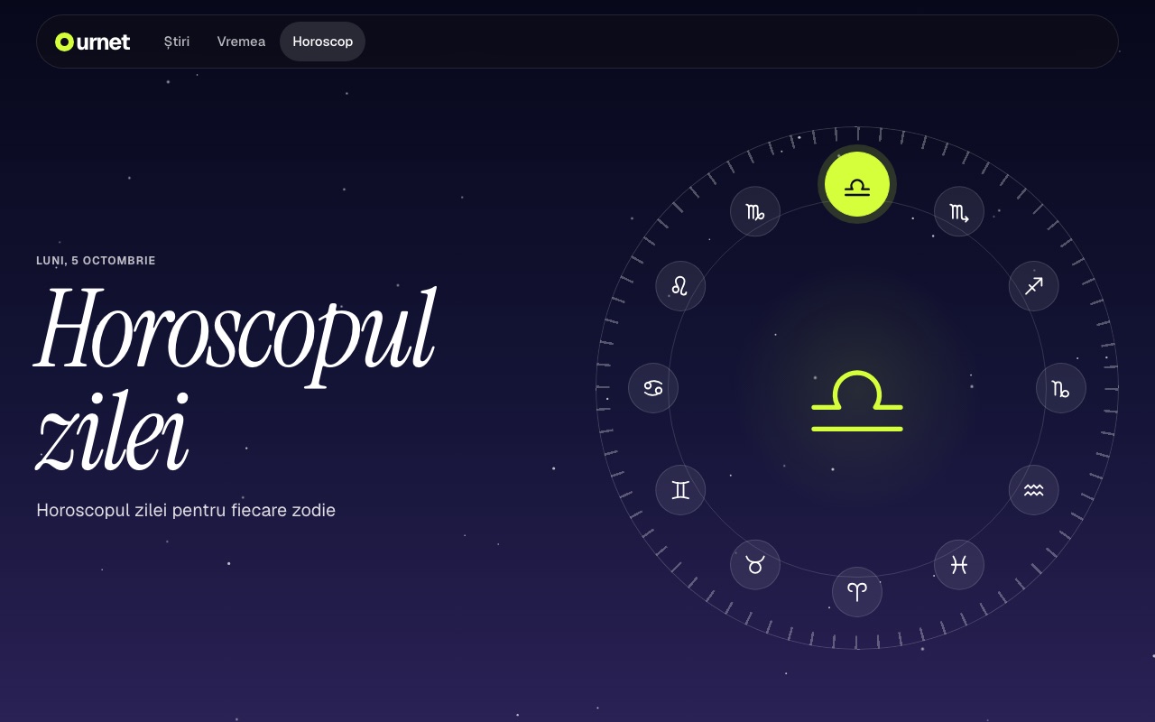 Ournet.ro - horoscopul zilei